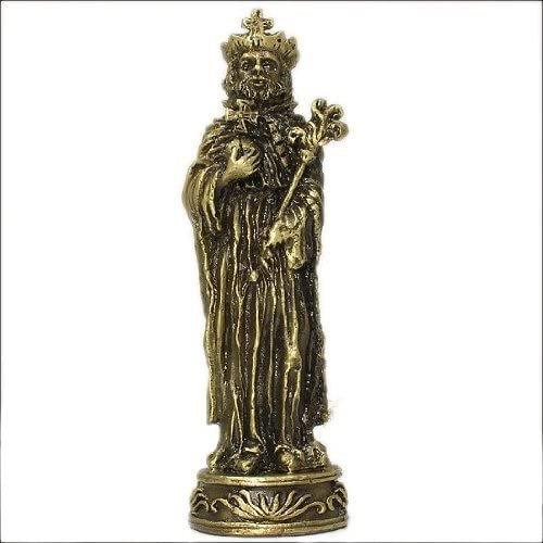 Medieval Pewter Chess Pieces, 3.5 in. King
