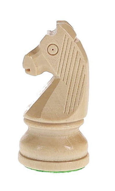 WE Games Black Stained Wood Staunton Weighted Chess Pieces, 3 in. King