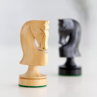 Wooden Russian Style Chess Pieces, 3.5 in. King