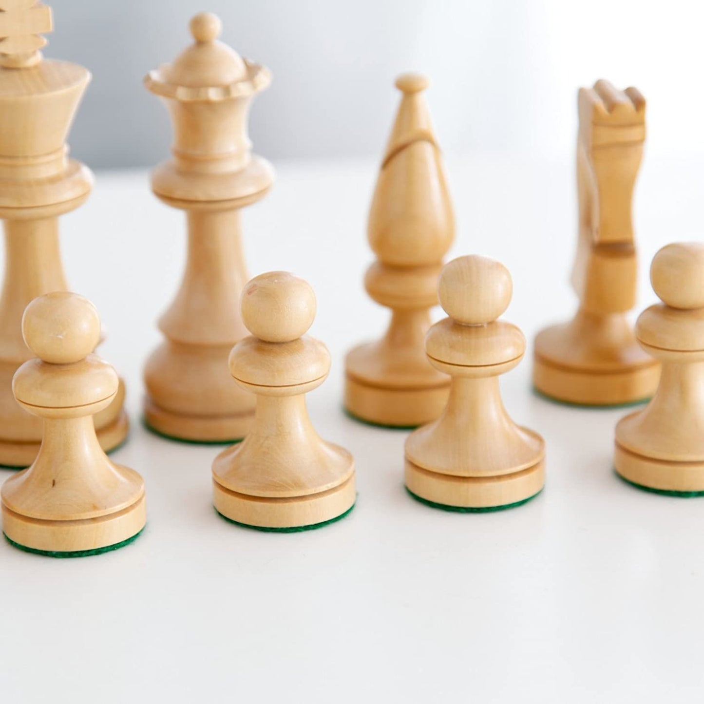 Wooden Russian Style Chess Pieces, 3.5 in. King
