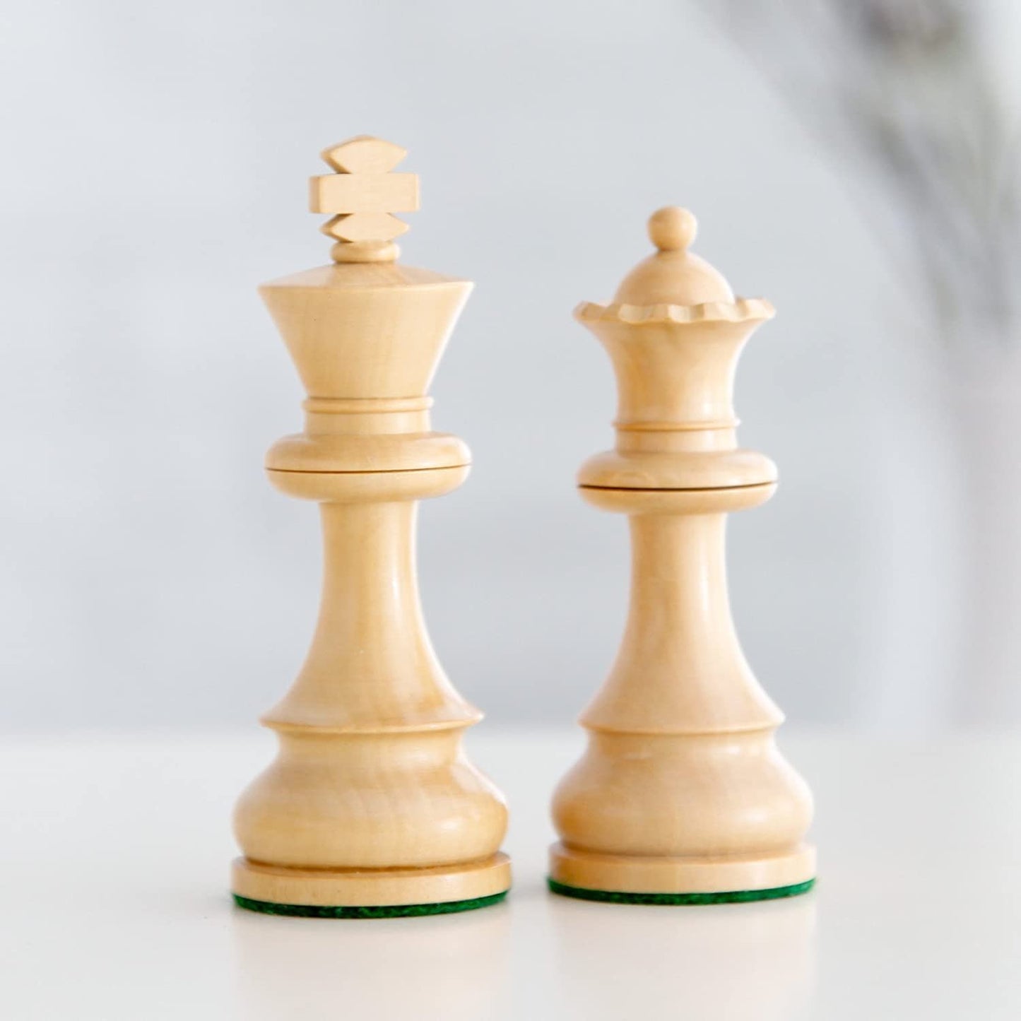 Wooden Russian Style Chess Pieces, 3.5 in. King