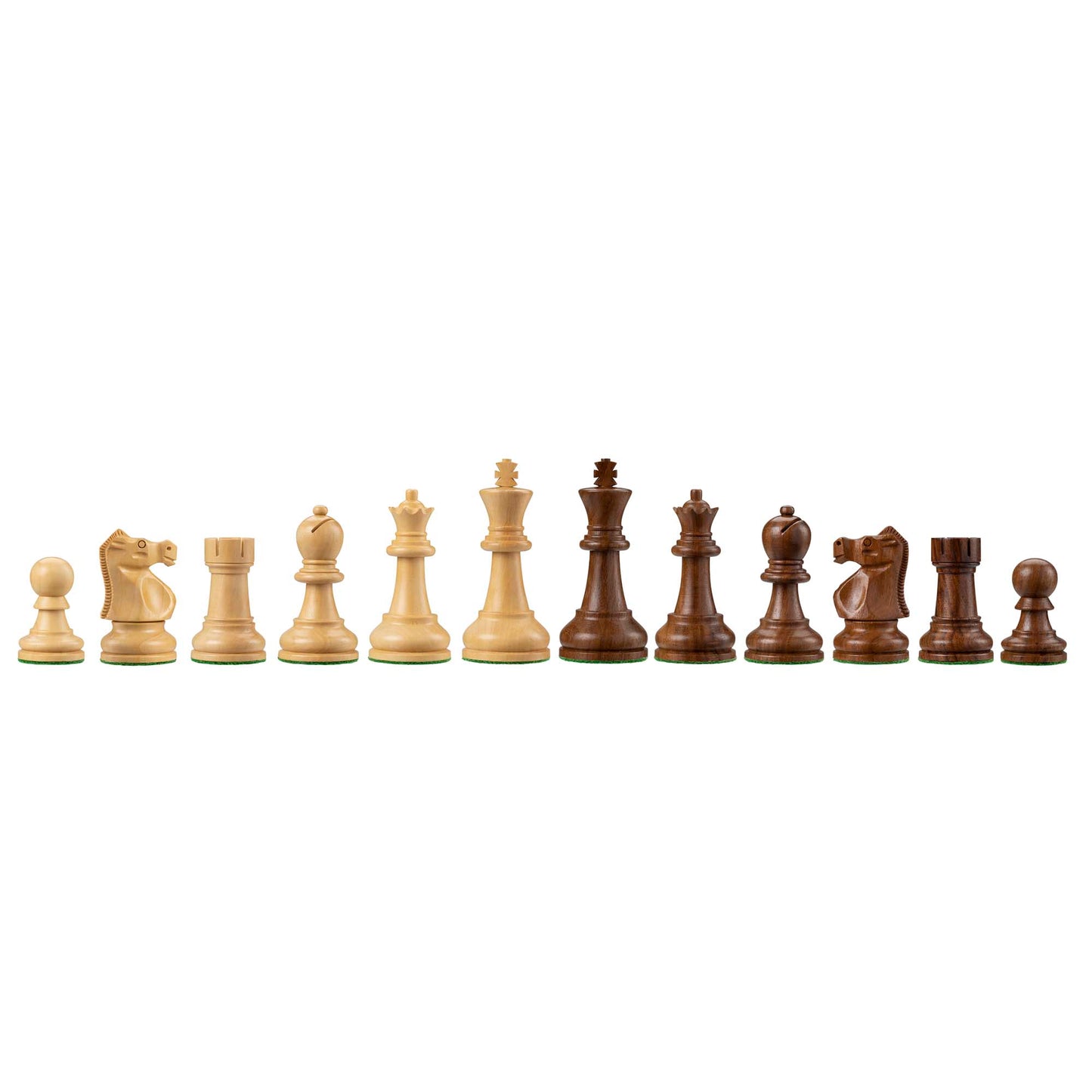 Bobby Fischer Ultimate Chess Pieces, Sheesham and Boxwood