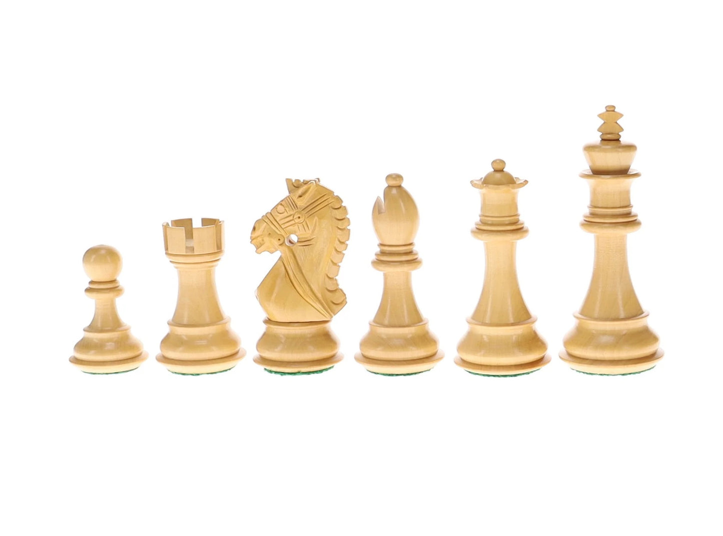 WE Games Luxury Staunton Bridle Knight Chess Pieces, 4 inch king