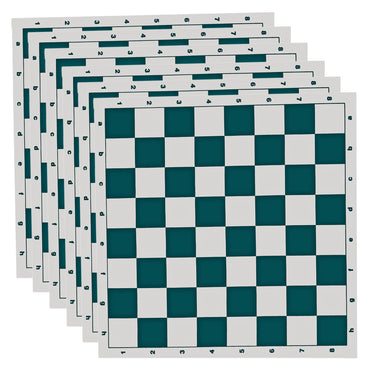 WE Games Tournament Roll Up Vinyl Chess Board - Green - 20 in.