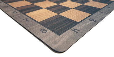 WE Games Mousepad Tournament Chess Board, Printed Weathered Wood Grain, 20 in.