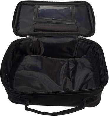 Padded Chess Travel Bag for Clock or Pieces - Black, 9.5 in