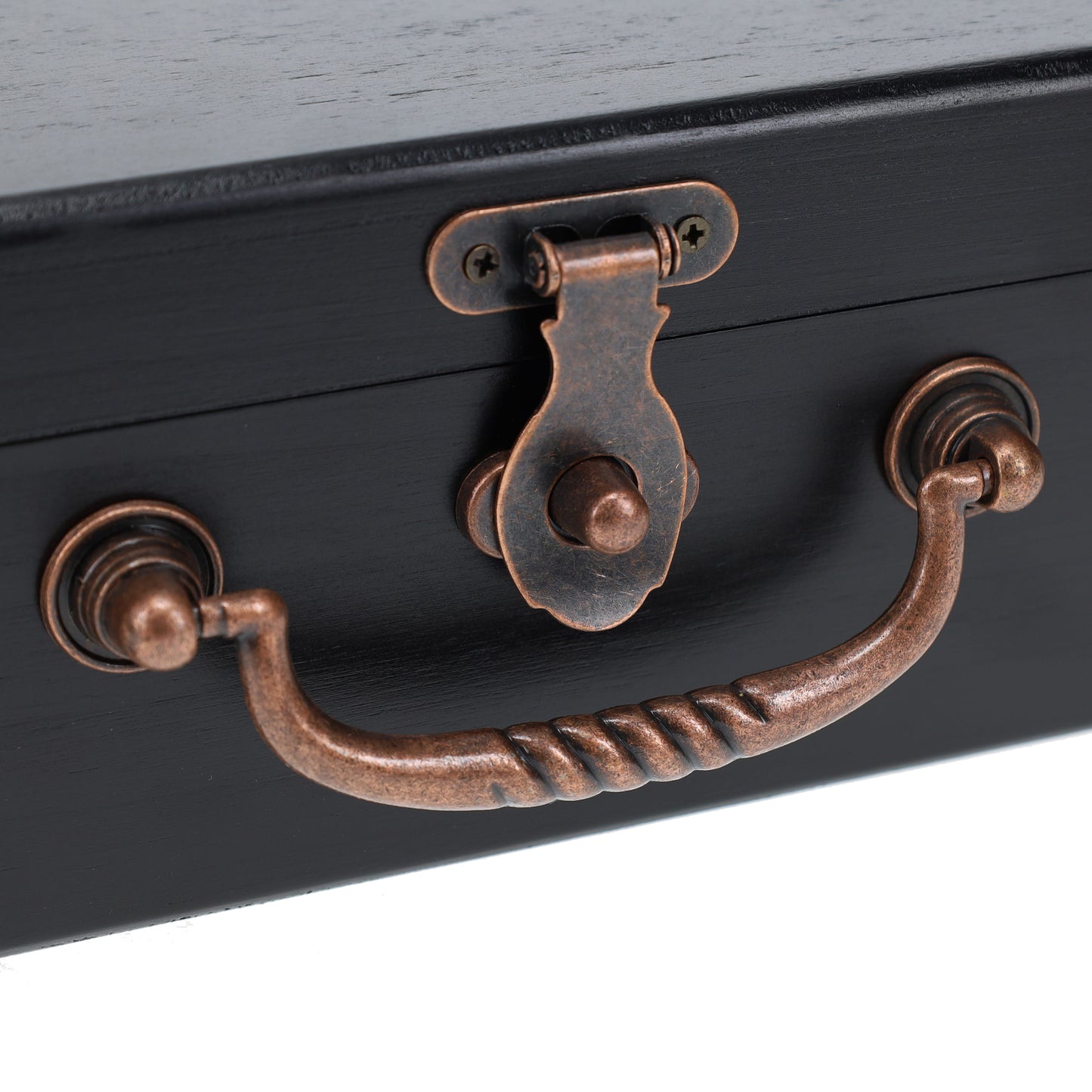 WE Games Wooden Keepsake Stash Box with Old World Handle