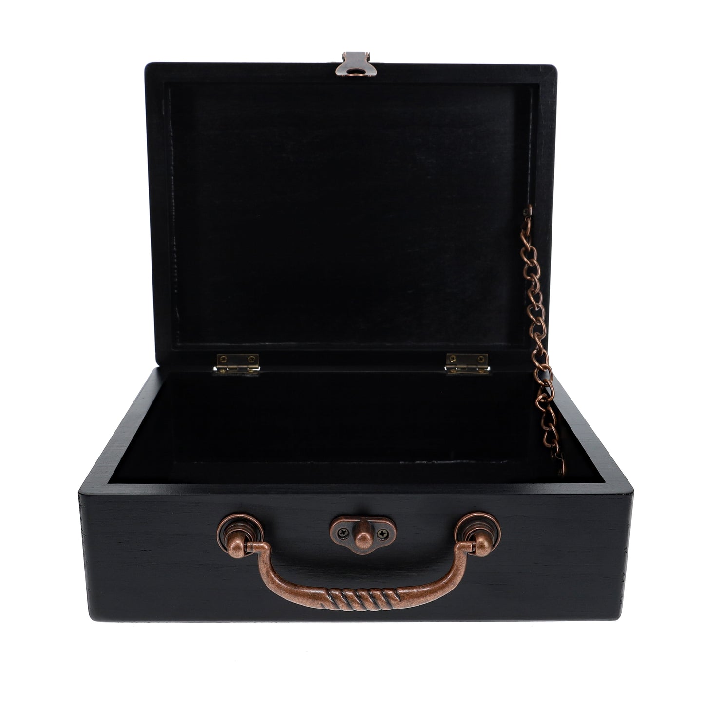 WE Games Wooden Keepsake Stash Box with Old World Handle