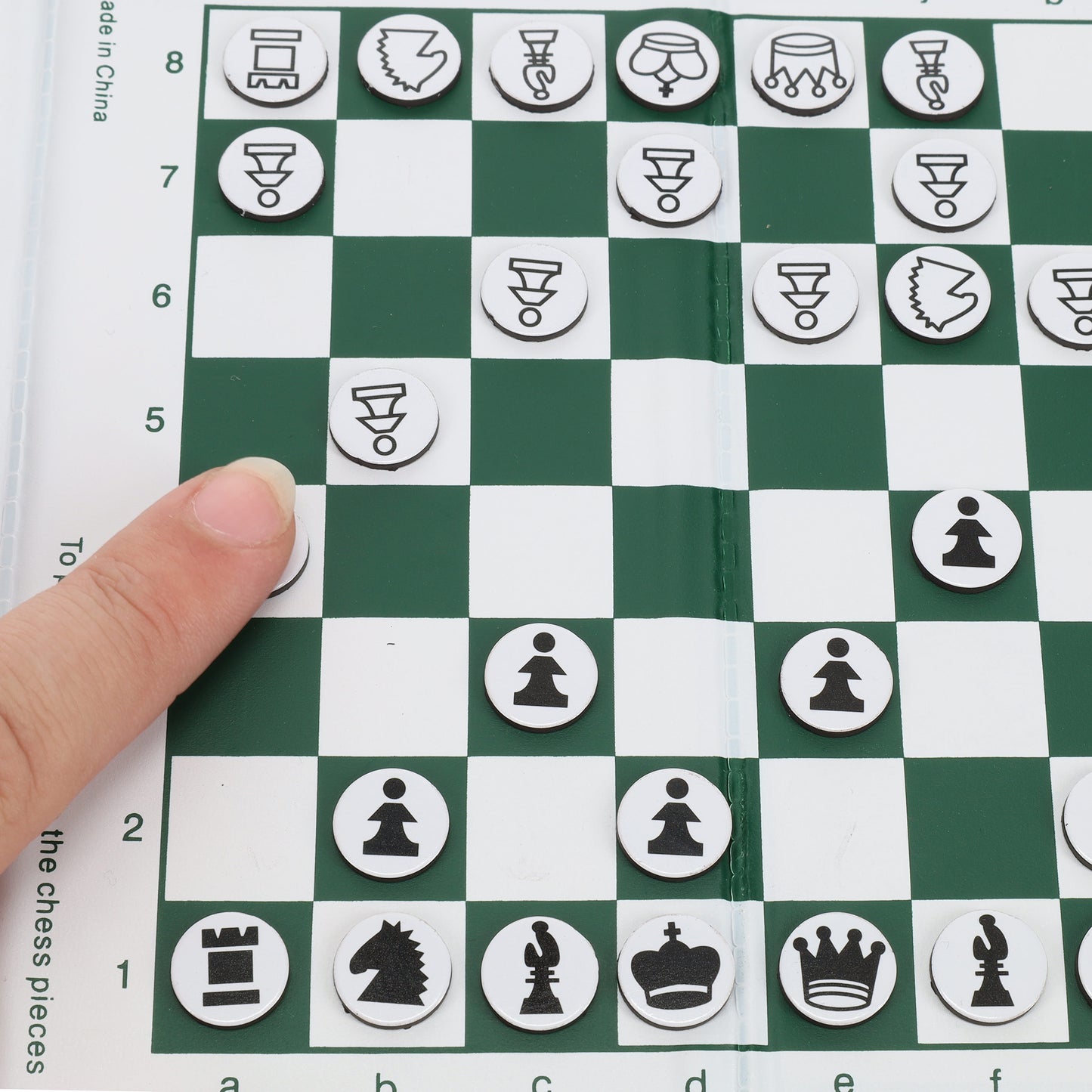 Bobby Fischer Mini Magnetic Pocket Chess Set - Travel Trifold, 6 x 3.25 in.