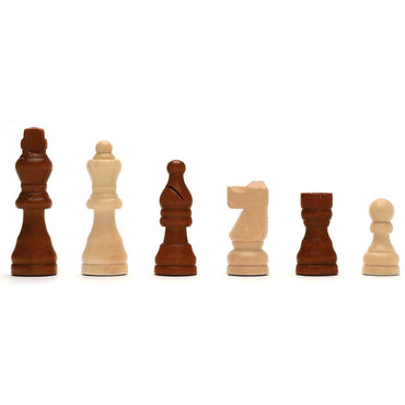 French Staunton Wood Chess Pieces, 2.5 inch King