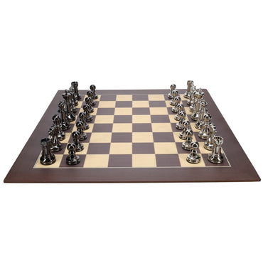 Bobby Fischer Ultimate Metal and Wood Chess Set, 21 inch
