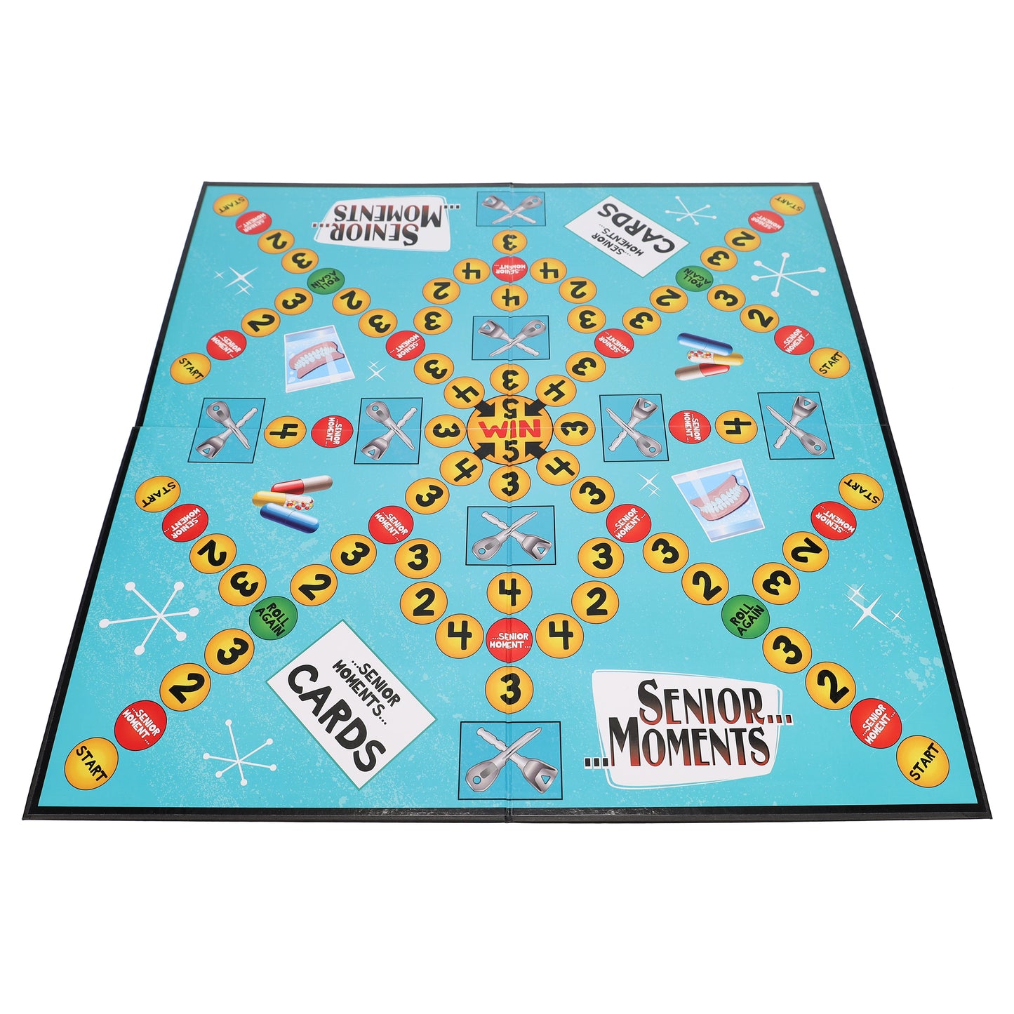 TDC Games Senior Moments Board Game for the Whole Family