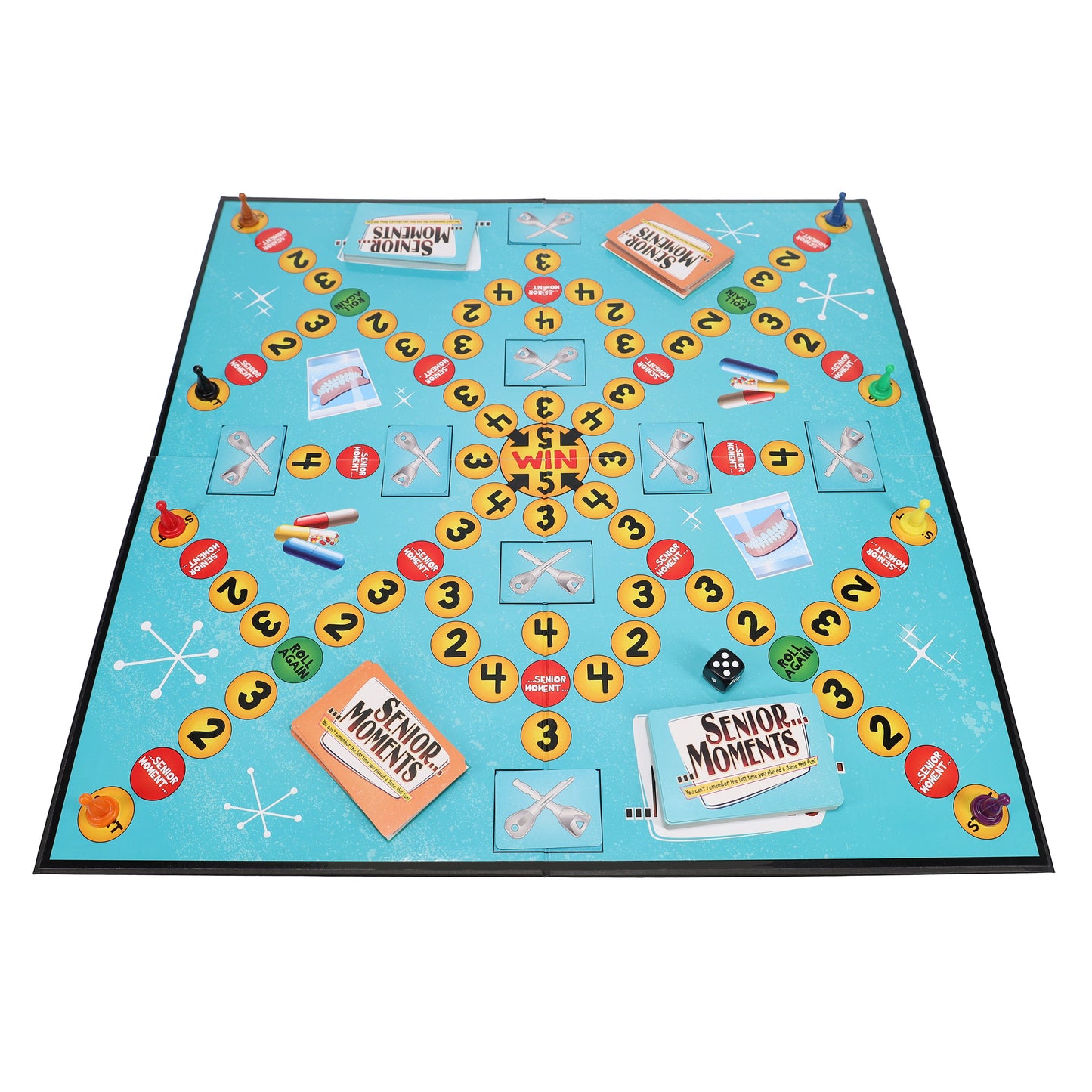 TDC Games Senior Moments Board Game for the Whole Family