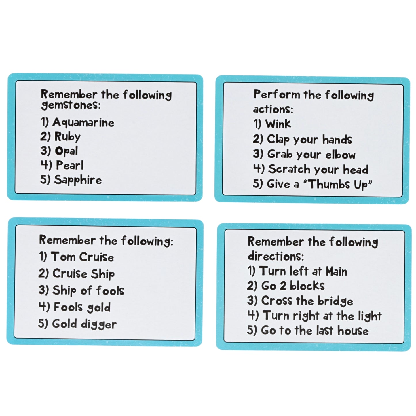 TDC Games Senior Moments Card Game