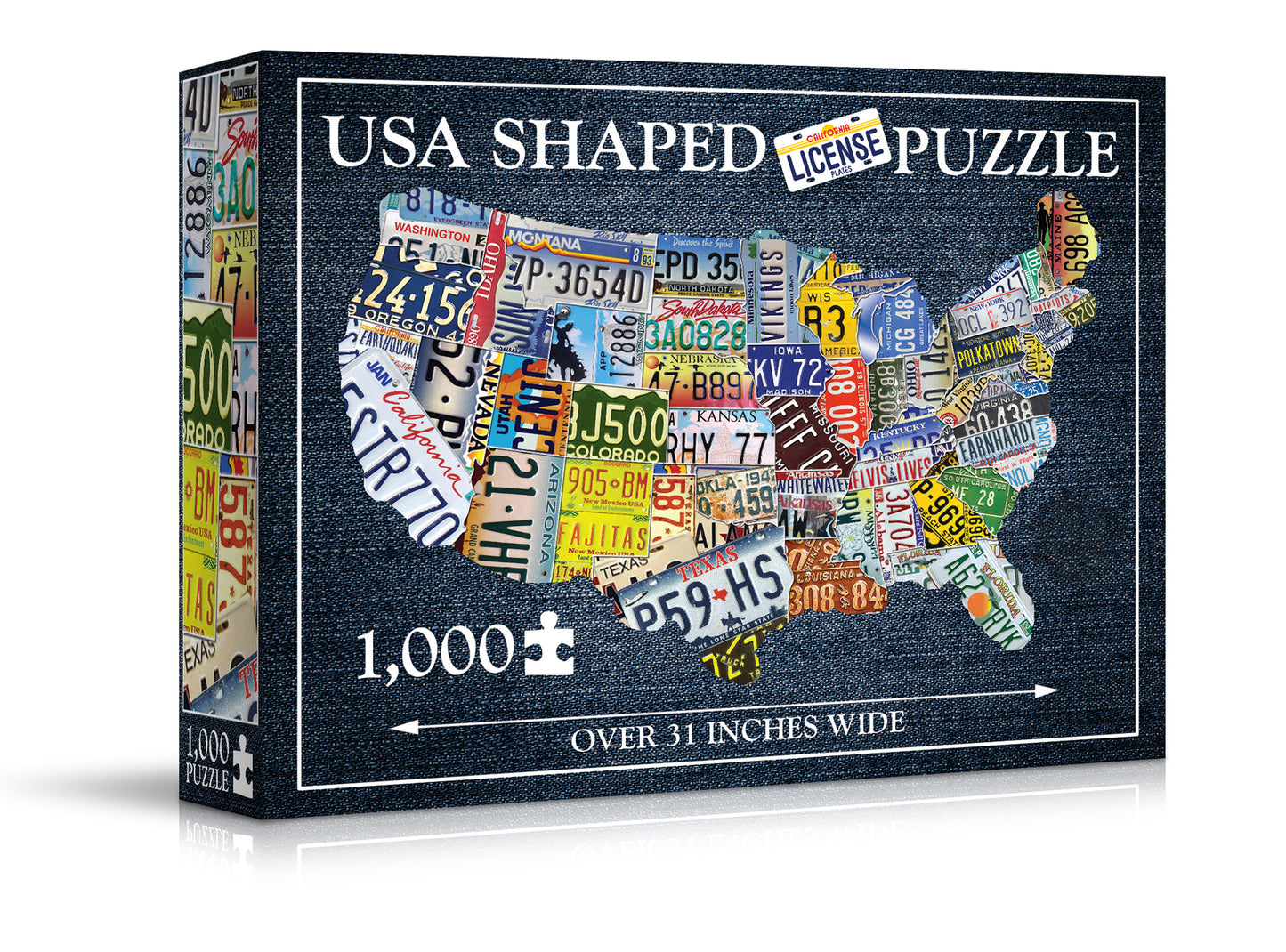 USA License Plates Jigsaw Puzzle