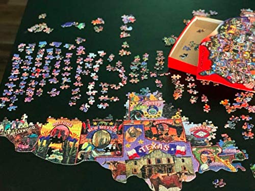TDC Games USA Vintage Postcards Jigsaw Puzzle - 1,000 Pieces