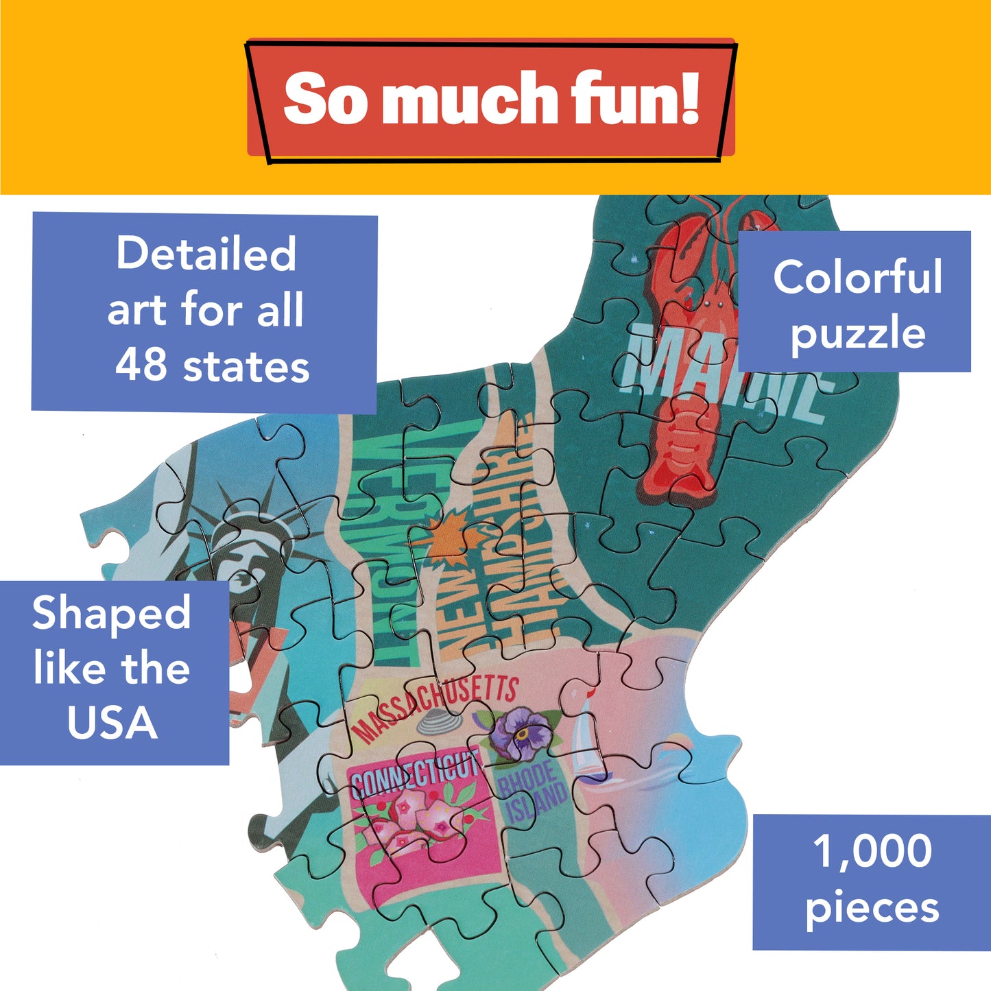 American Roadtrip Jigsaw Puzzle - 1,000 Pieces