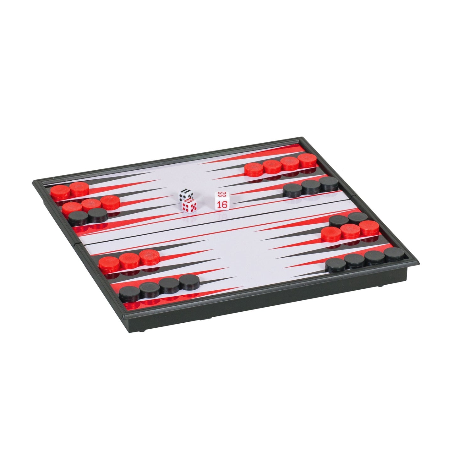 Foldable Travel Magnetic Backgammon Set