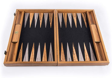 Natural Cork & Wood Backgammon Set - 19 inches