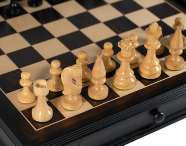 Russian Style Chess & Checkers Game Set - 15 in.