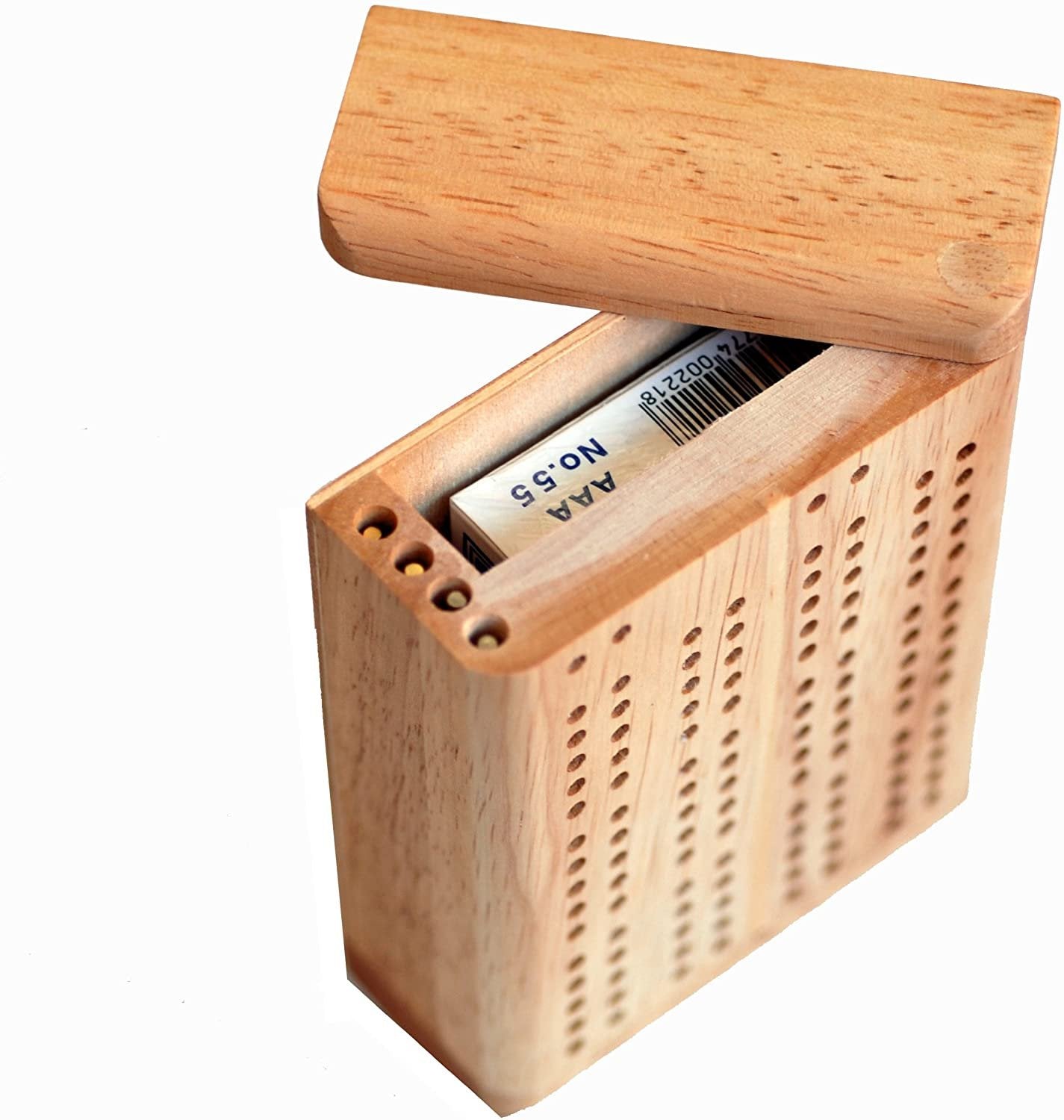 Mini Travel Cribbage Set - Wood, 2 Track