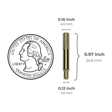 WE Games Machined Metal Cribbage Pegs in Velvet Pouch - Set of 9 (Brass, Silver & Black)