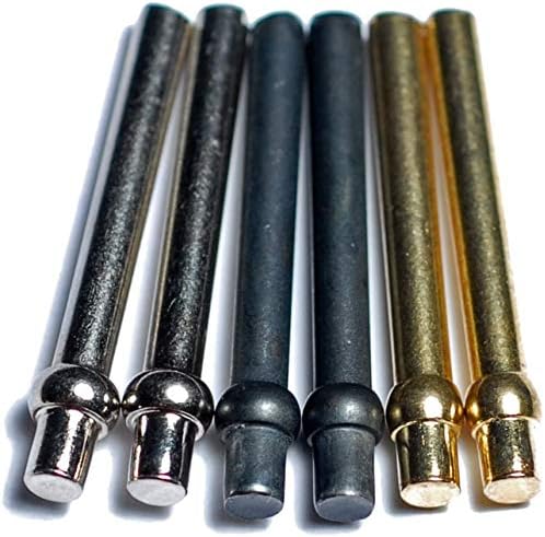 Metal Cribbage Pegs with Velvet Pouch - Set of 9