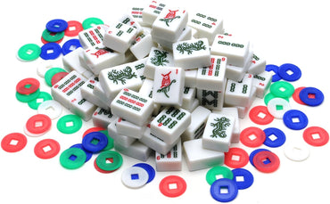 WE Games American Style Mahjong in Burgundy Carry Case