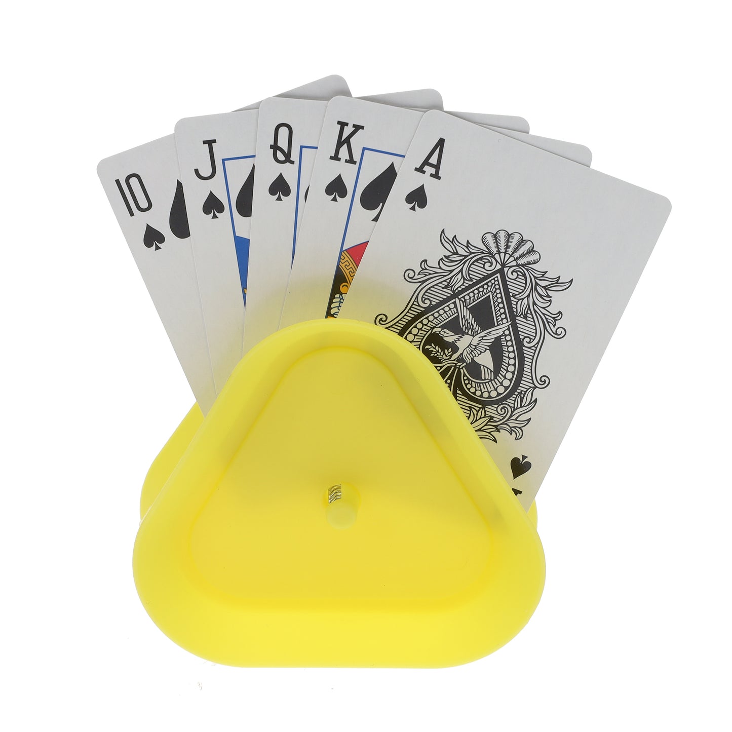 Plastic Assorted Colored Card Holders - 4 pack