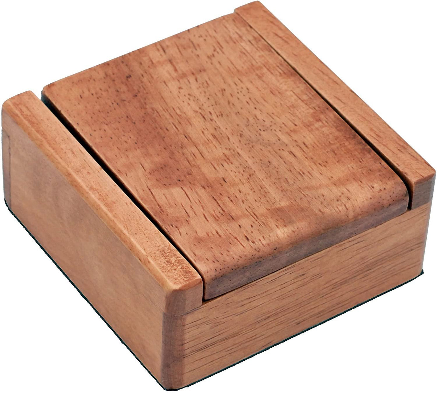 Wooden Dice Box and 8 Wooden Dice
