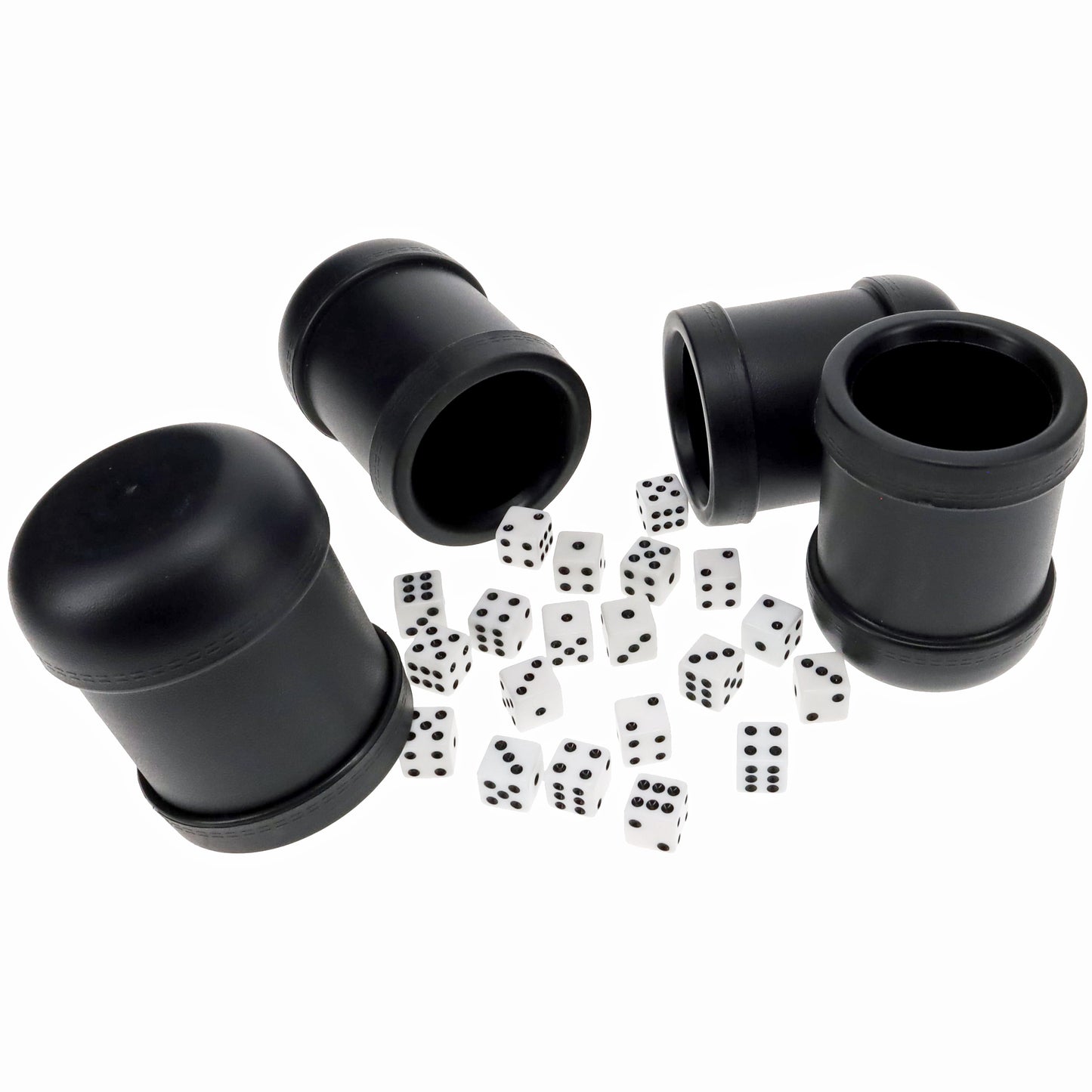 Liar's Dice Set of 4 Plastic Cups