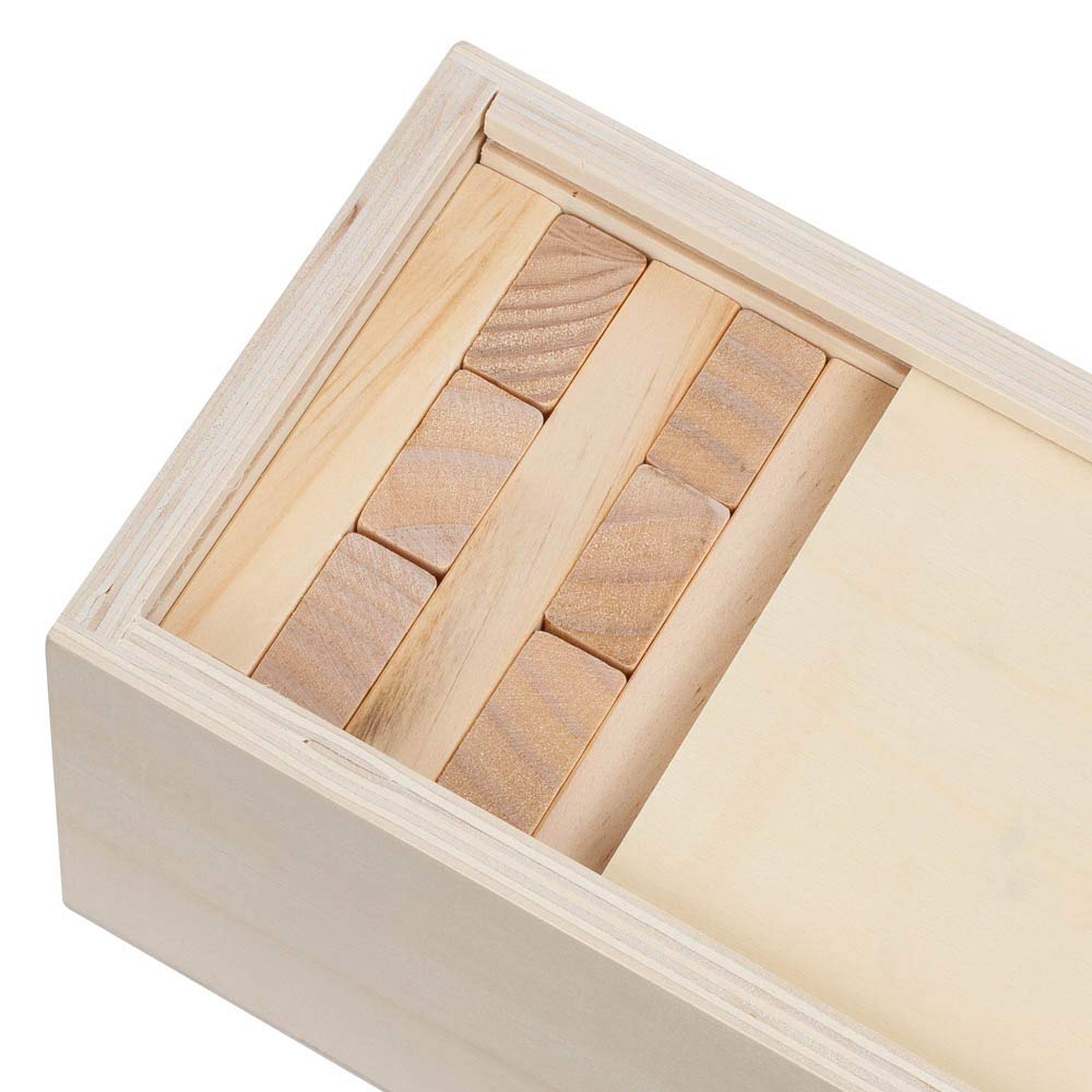 Wood Block Stacking Tower 14 Inch