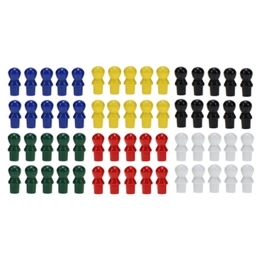 Replacement Wooden Pegs for Chinese Checkers - 1 inch