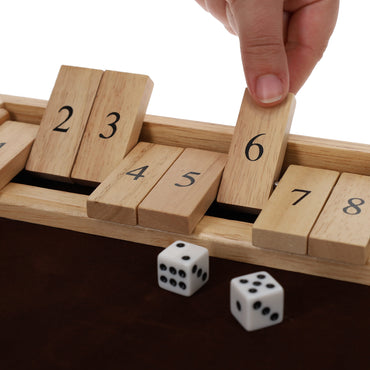 12 Number Shut the Box Board Game