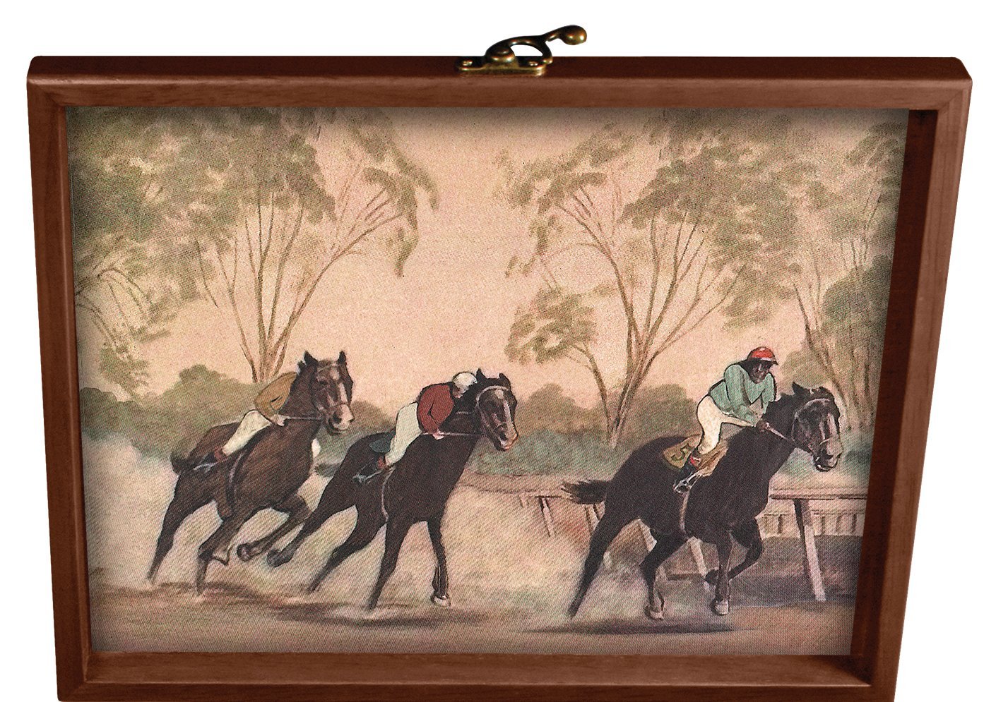 Grand National Horse Race Game in a Wooden Box
