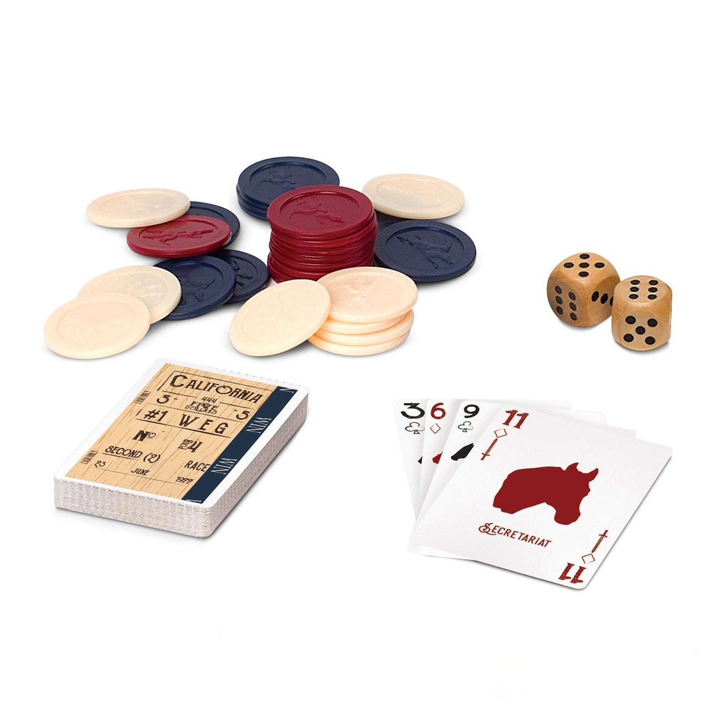 Grand National Horse Race Game in a Wooden Box