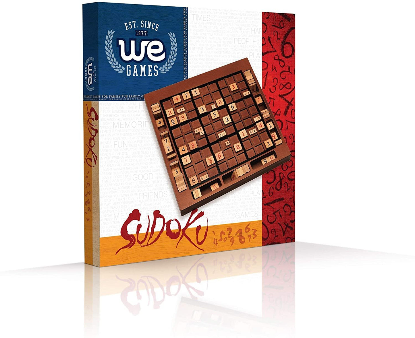 Wooden Sudoku Board in Walnut Stain - 11.5 in.