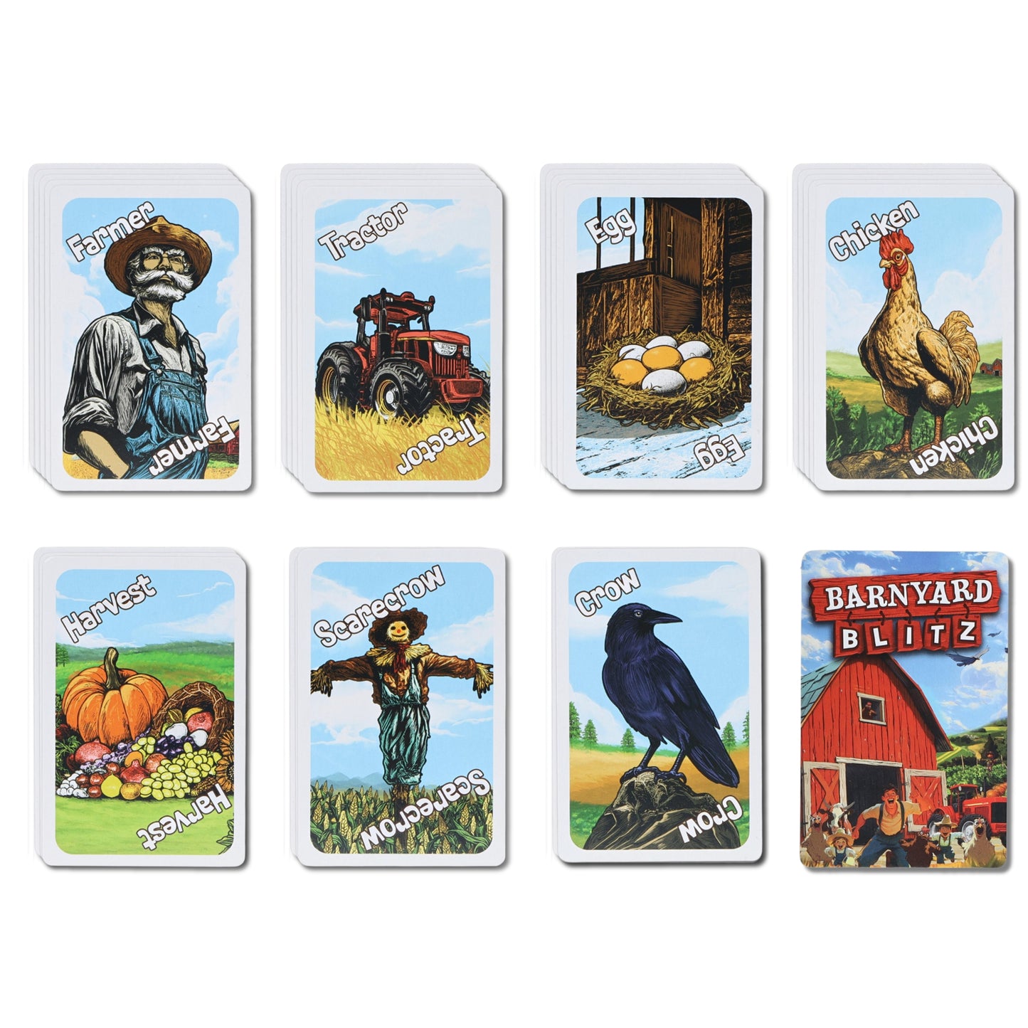 TDC Games Barnyard Blitz Card Game