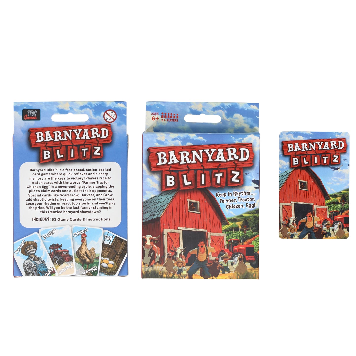 TDC Games Barnyard Blitz Card Game