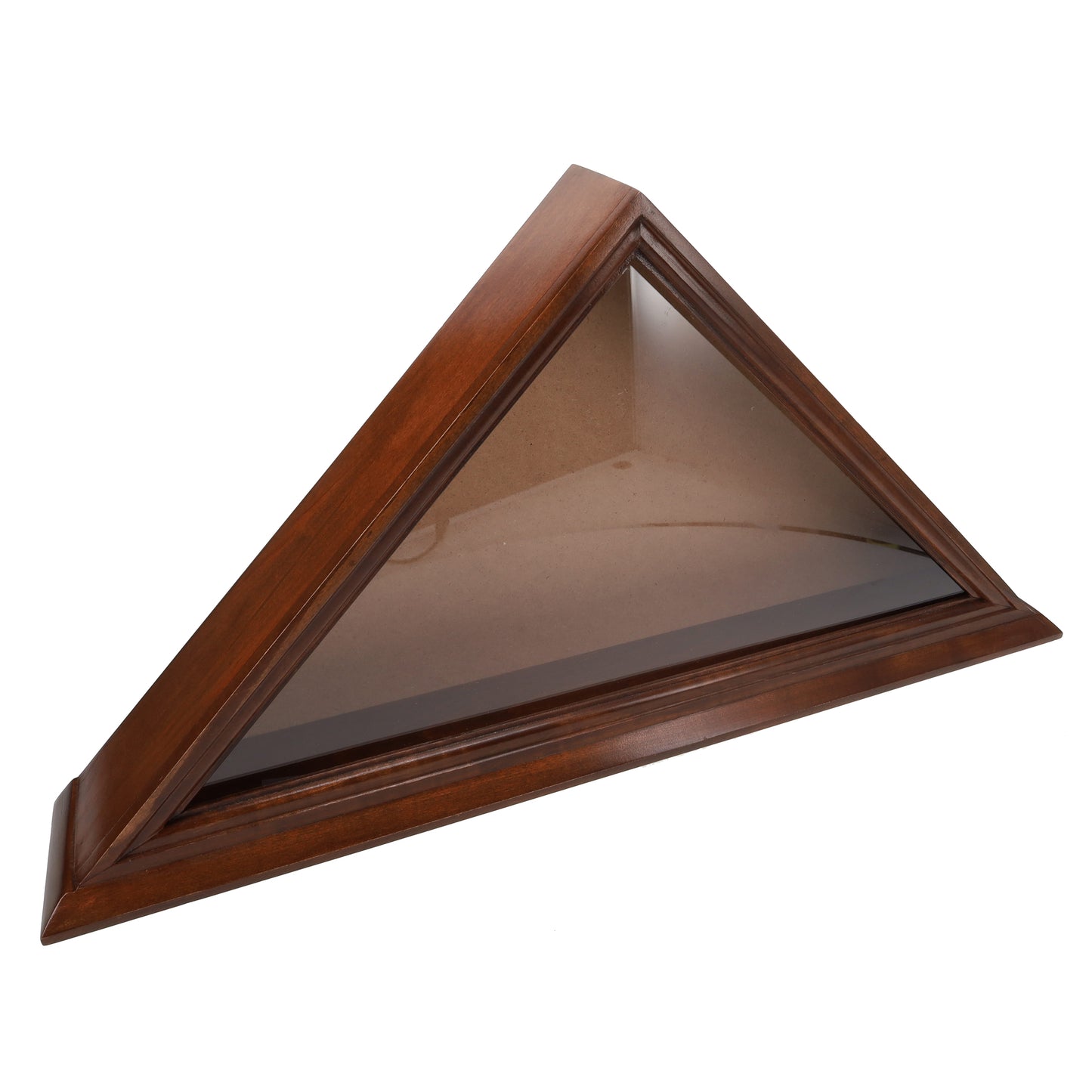 Solid Maple Memorial American Flag Display Case, Measures 26.25 x 13.25 x 3.625, Made in USA