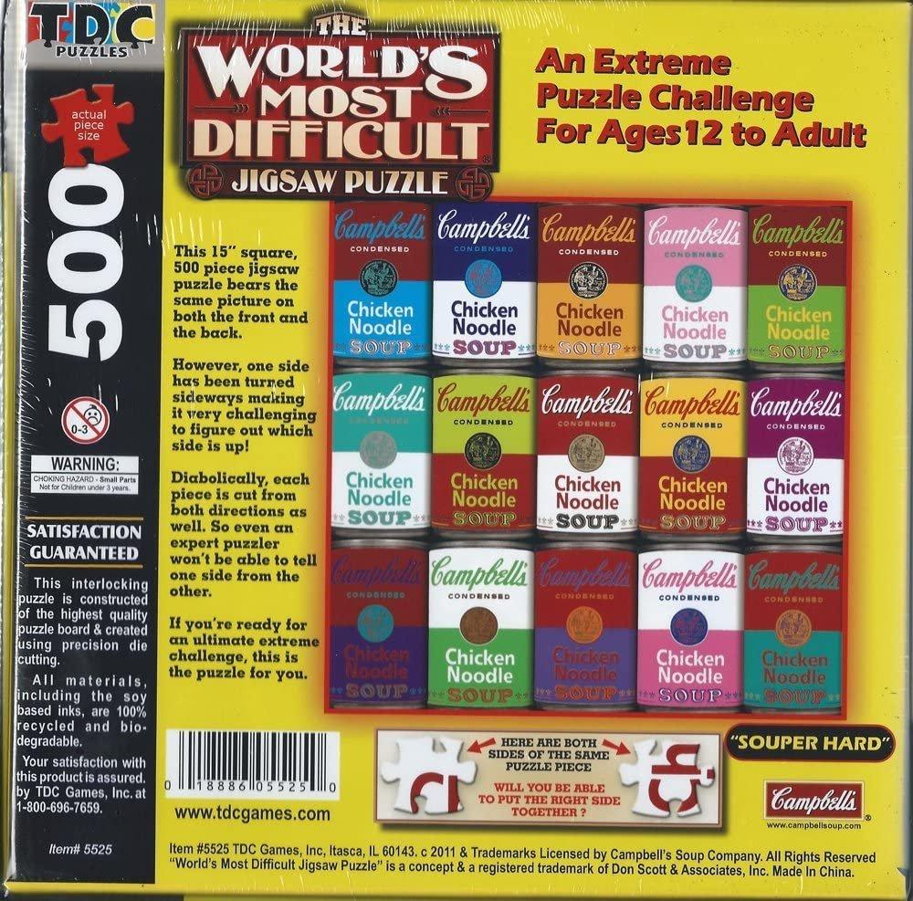 Campbell's Souper Hard Puzzle - 500 pieces - Double Sided