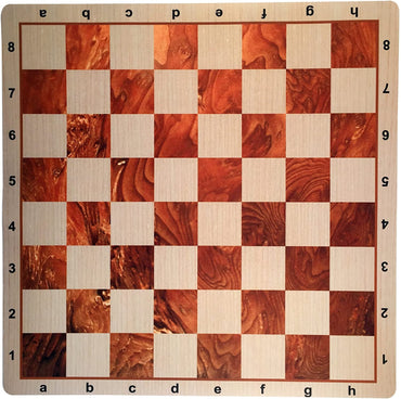 WE Games Mousepad Tournament Chessboard, 20 inches - Wood Grain Print