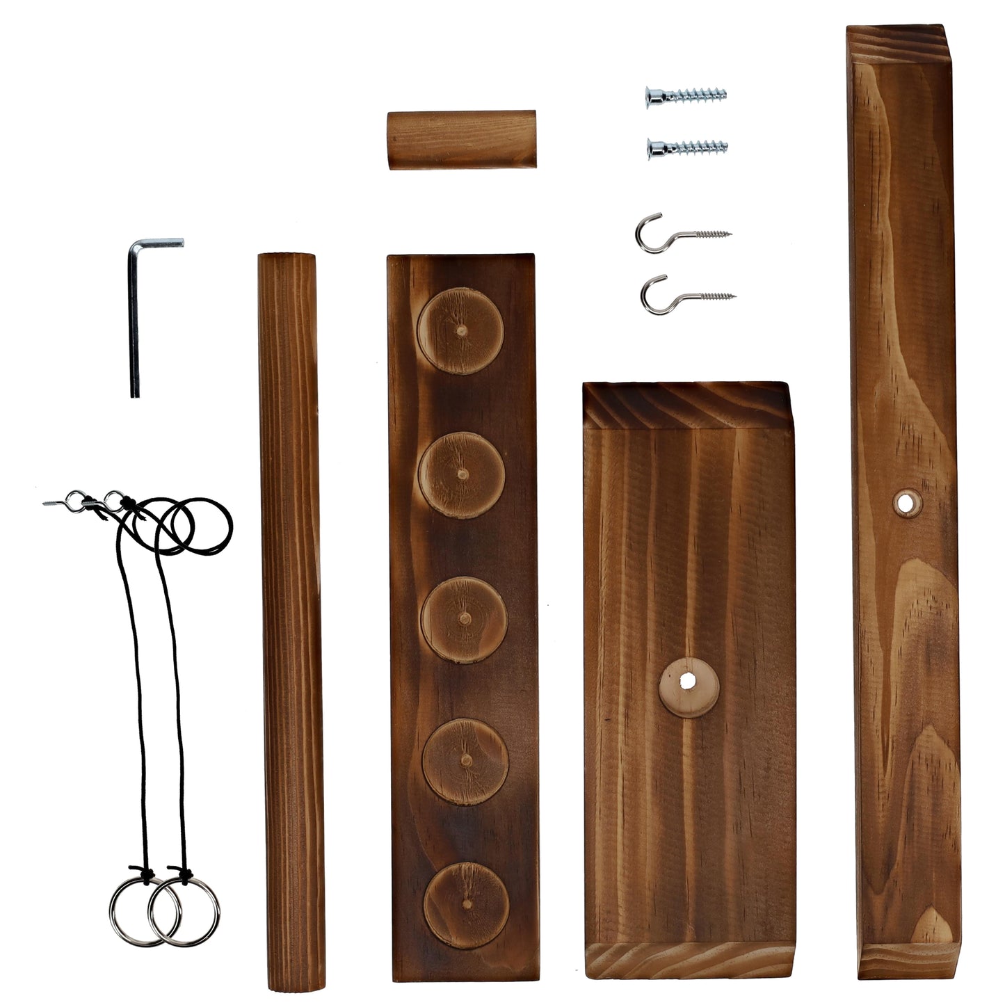Pacific Shore Games 2 Player Wooden Ring Toss Game