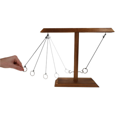 Pacific Shore Games 2 Player Wooden Ring Toss Game