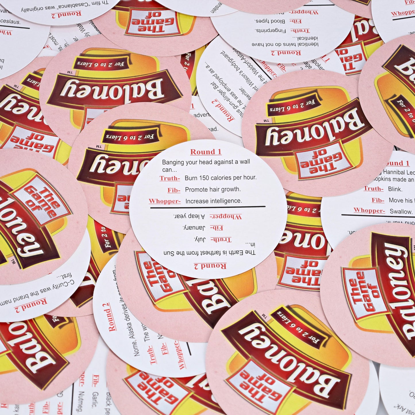 The Game of Baloney, A Fibbing Board Game