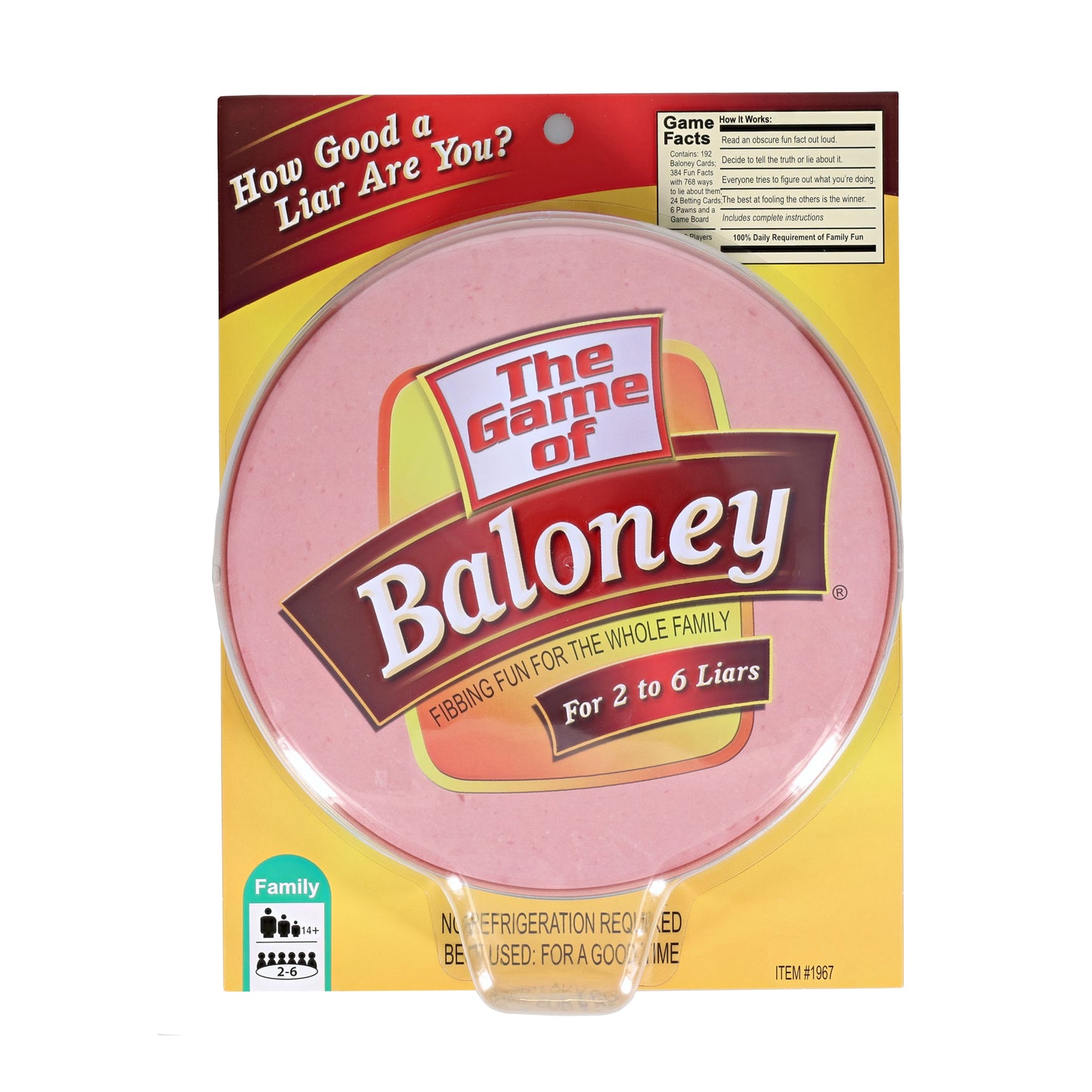 The Game of Baloney, A Fibbing Board Game