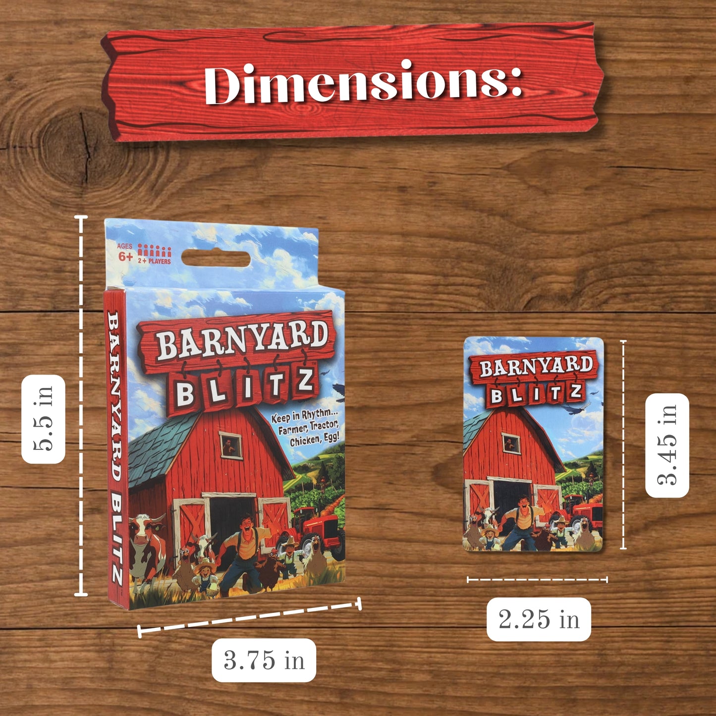 TDC Games Barnyard Blitz Card Game