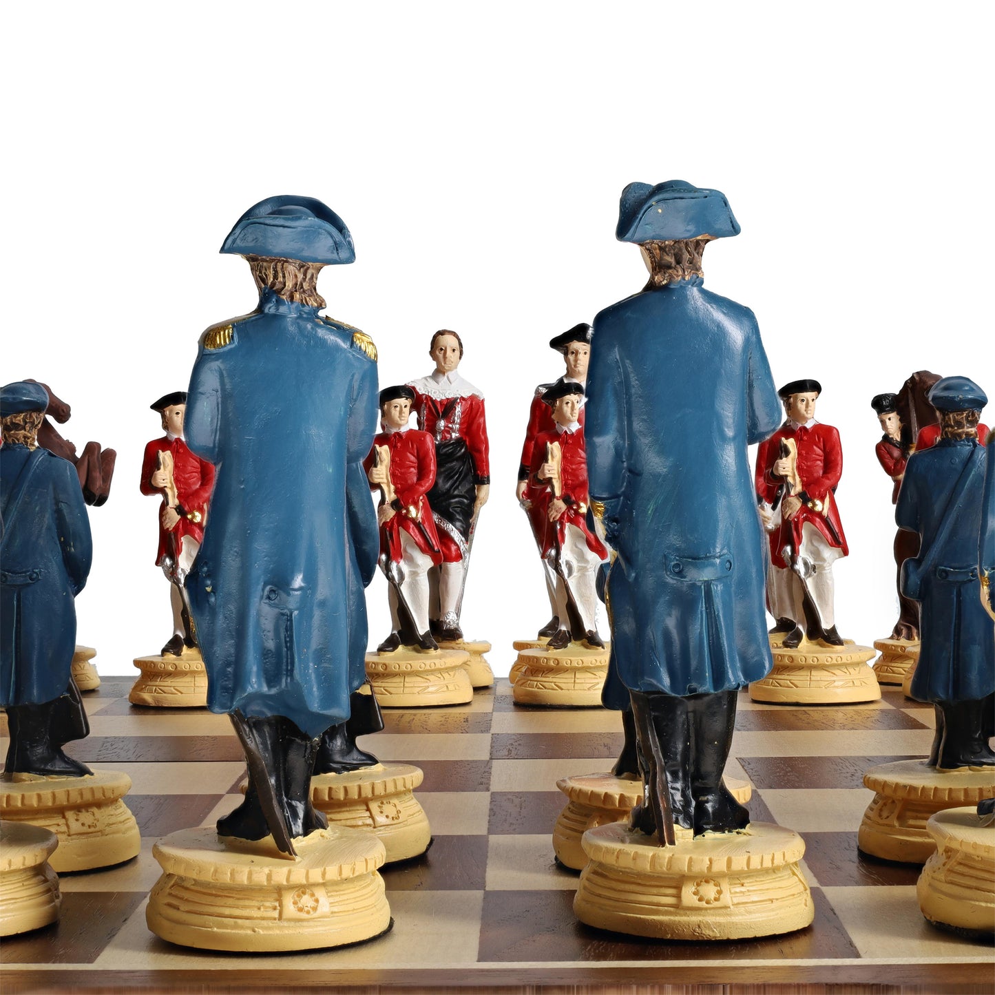 WE Games American Revolutionary War Chess Pieces, 3.5 inch king
