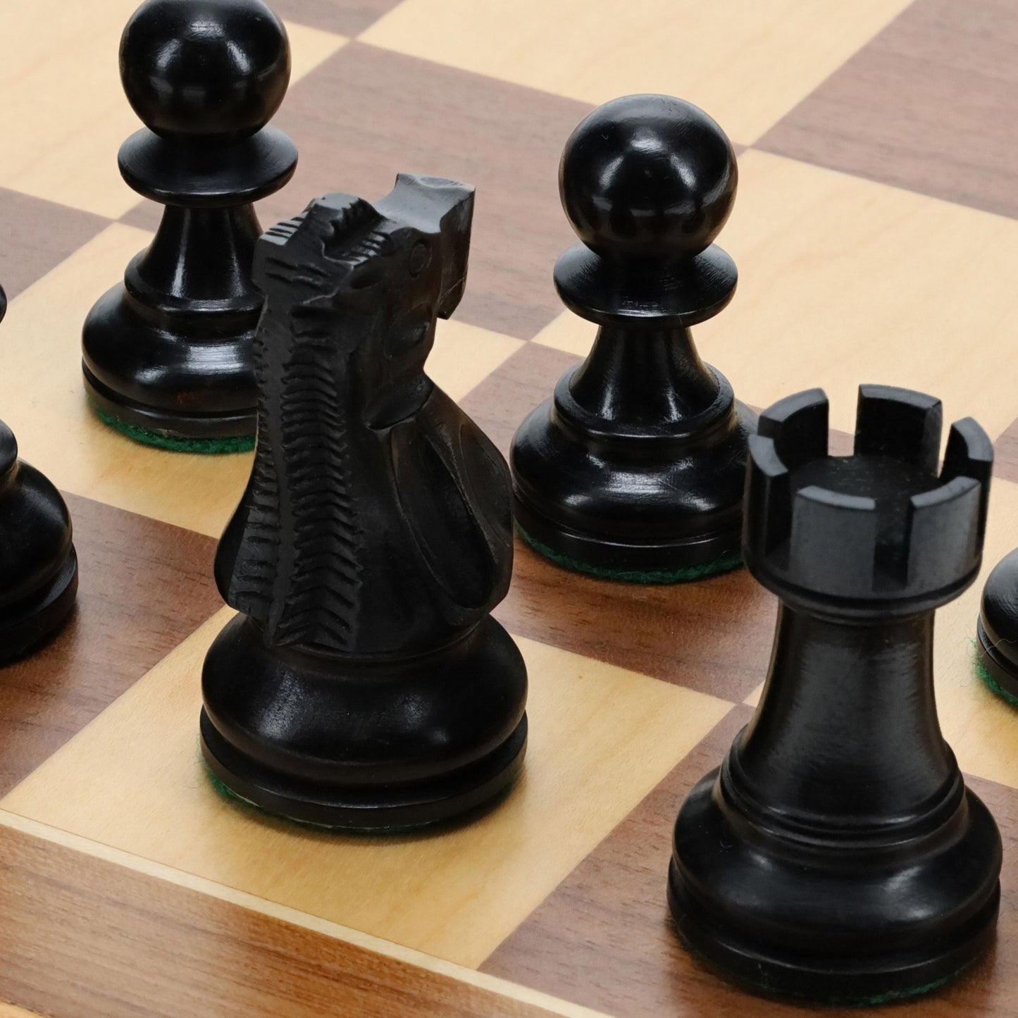 WE Games Jacques Chess Pieces - Weighted with 3.5 in. King