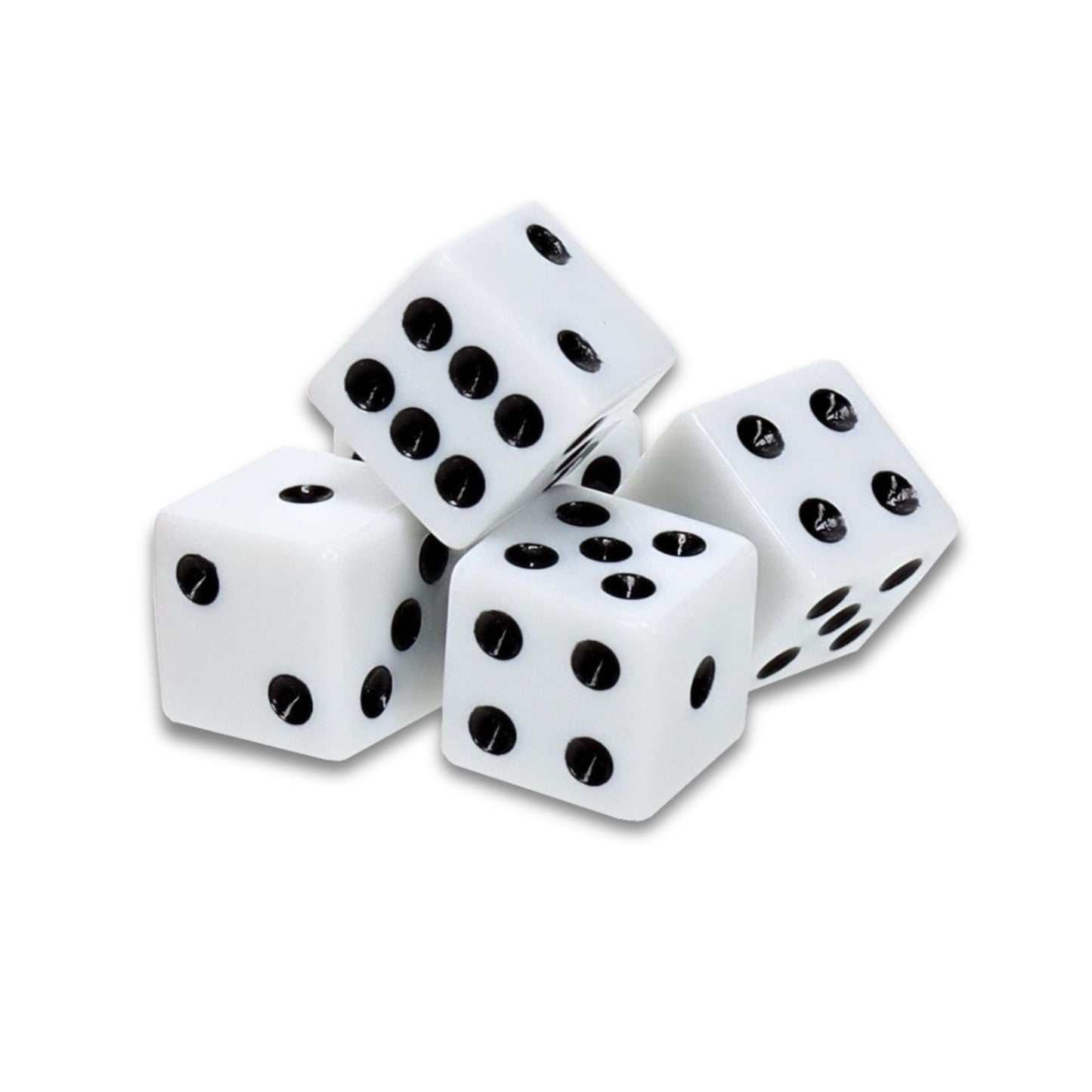 WE Games Professional, Leather Dice Cup Set - 5 Dice, Instructions for 10 Dice Games & Cloth Carry Bag